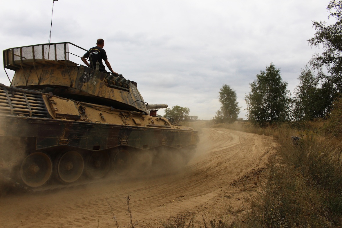 Mitfahren im Panzer