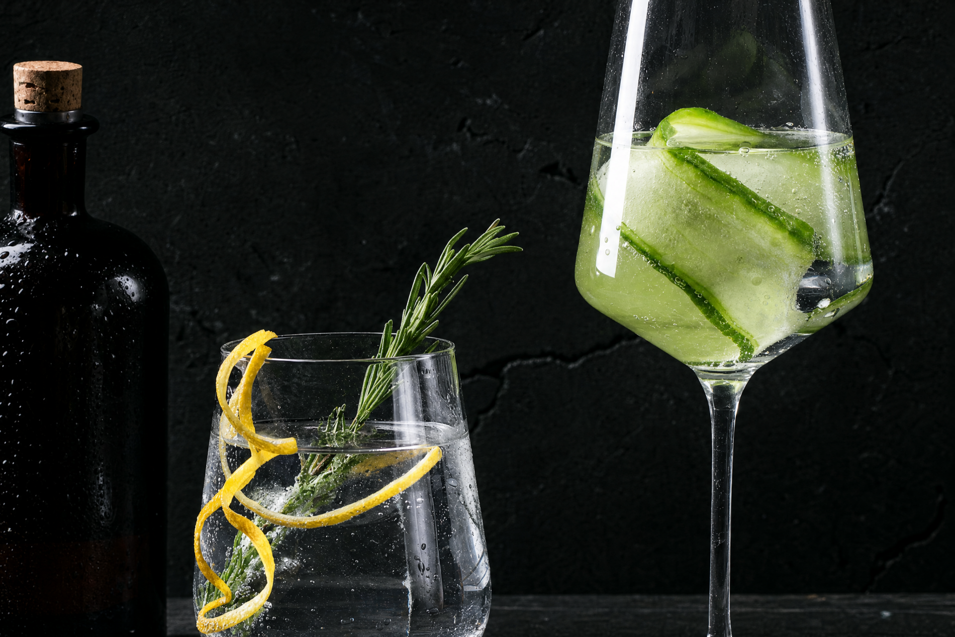 Whisky Rum Gin Obstler: Mixed Tasting